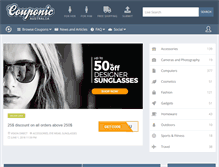 Tablet Screenshot of couponic.com.au